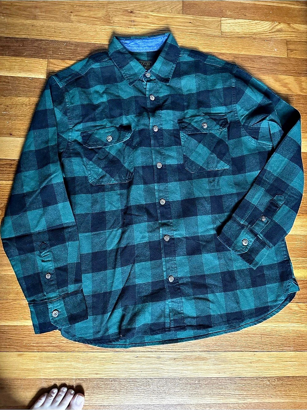 Jachs NY Heritage Flannel Plaid Flannel Shirt XL